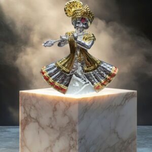 Silver Gold Plated Banke Bihari