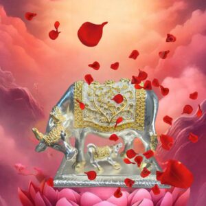 Gold Silver Plated Kamdhenu