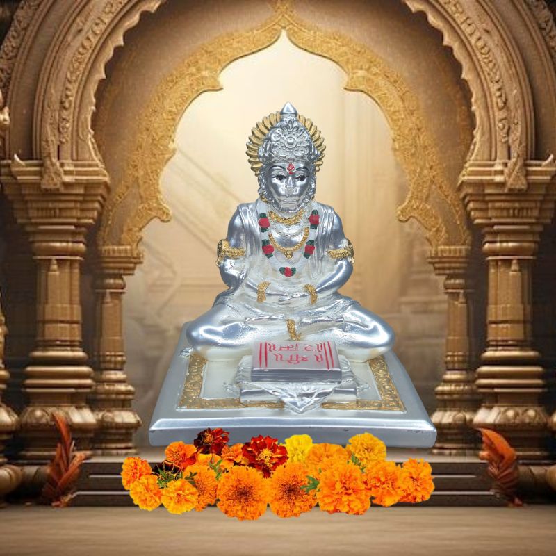 gold silver plated ramayani hanuman