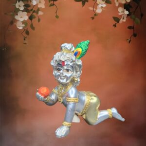 Laddu Gopal with Orange Laddu