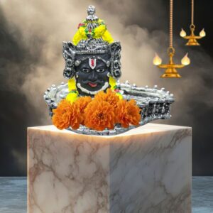 Black Silver Plated Mahakaal