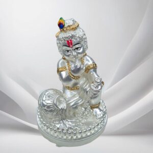 Silver Gold Plated Makhan Chor