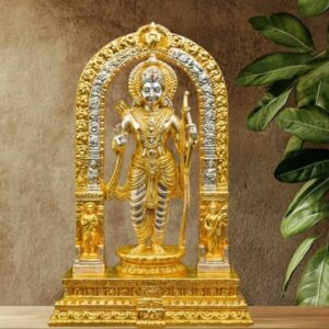 Gold & Silver Plated Shri Ram Lalla Murti